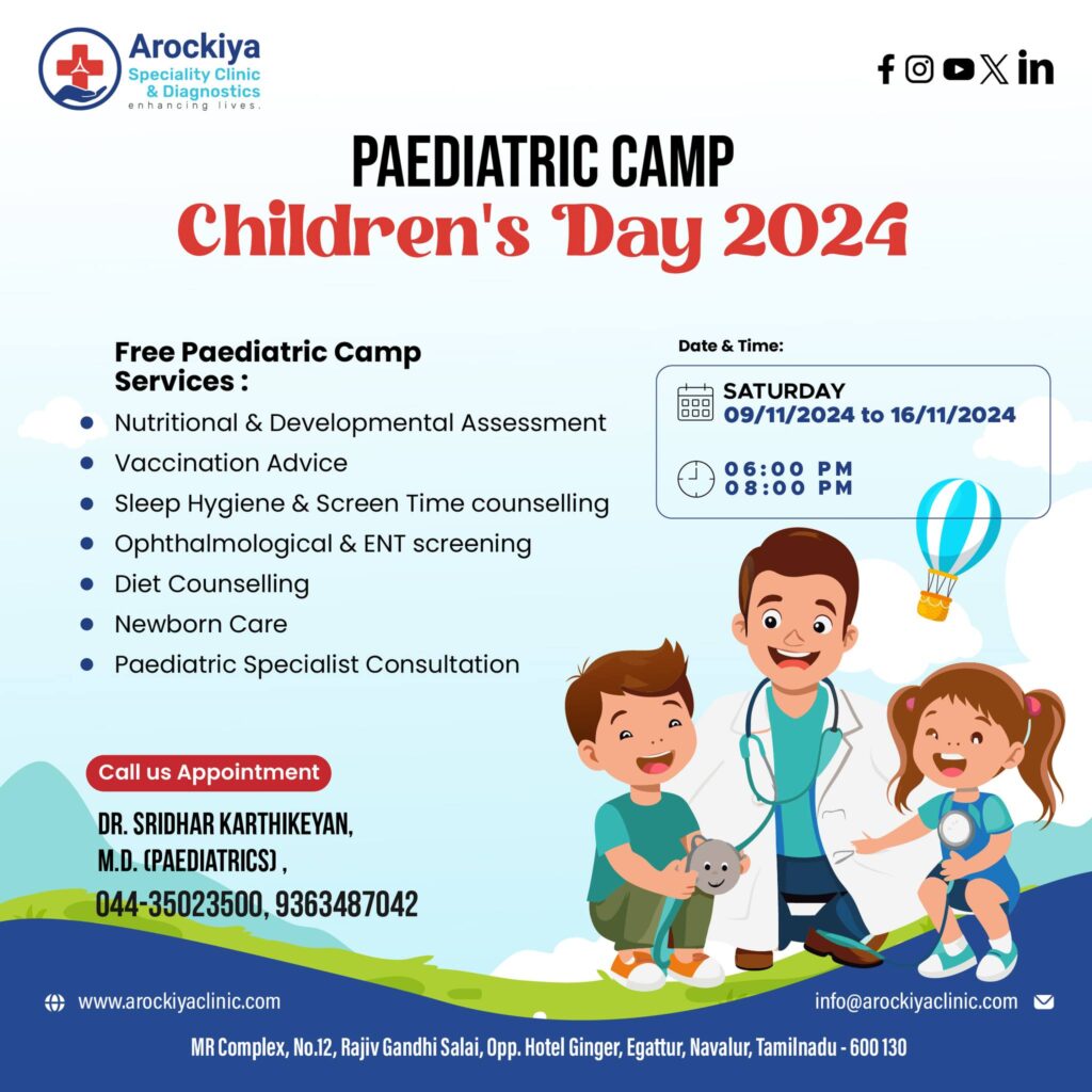 Free Paediatric Camp on Children's Day 2024