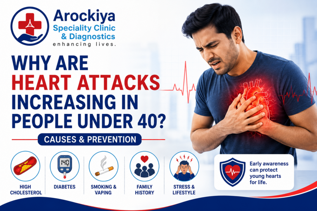Why are heart attacks increasing in people under 40 causes and prevention tips for young adults