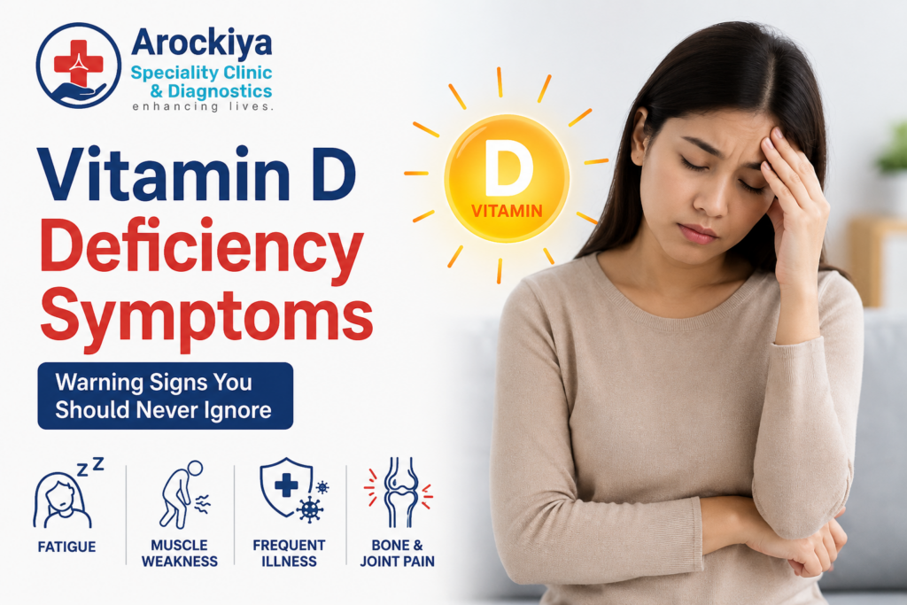 Vitamin D deficiency symptoms warning signs